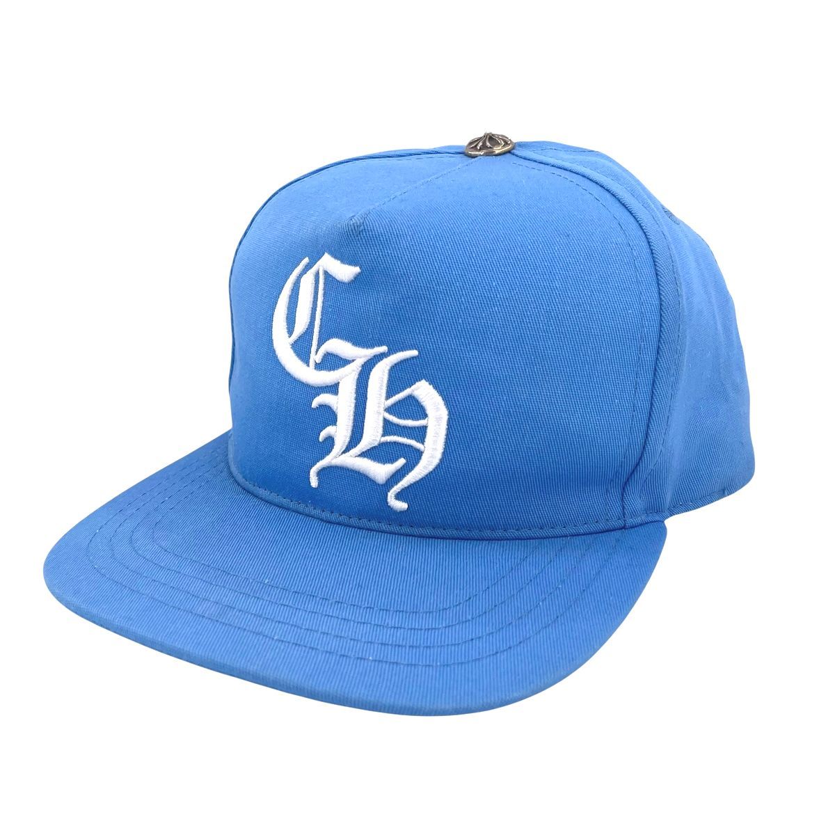 中古】 CHROME HEARTS クロムハーツ ベースボールキャップ ロゴ 刺繍