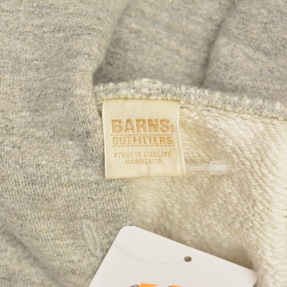 BARNS】BR-9992 TSURI-AMI WIDE PULLOVER HOODIE 吊り編みスウェット 