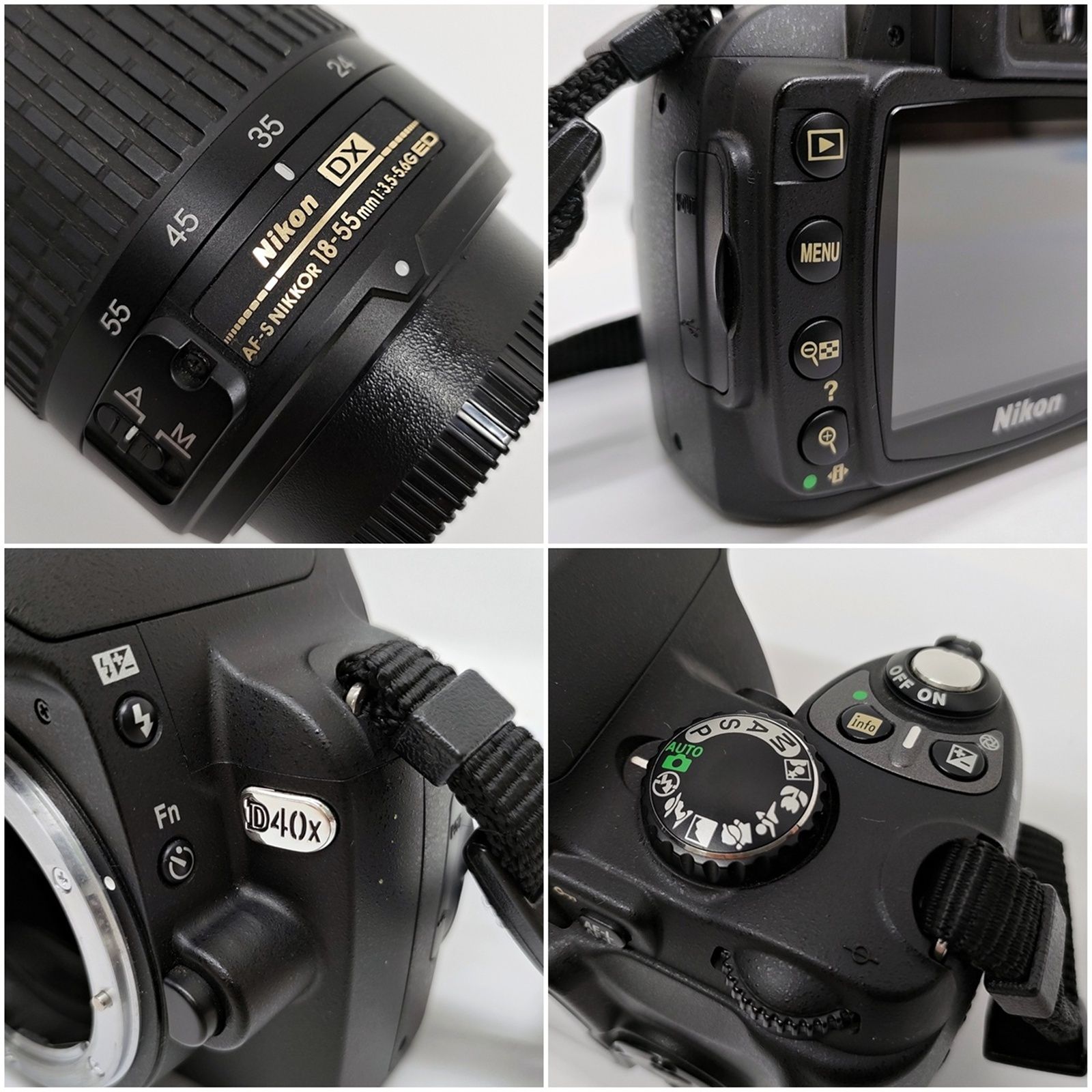 Nikon ニコン 一眼レフカメラ D40X ED18-55㎜レンズ付 デジカメ Nikon D40X デジタル一眼レフカメラ 18-55mmレンズ付き 【公式通販】