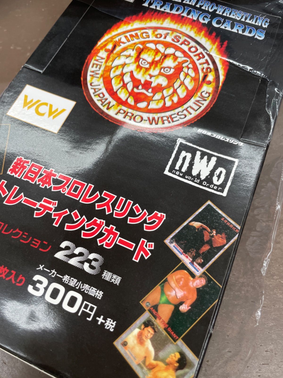新日本プロレスリング トレーディングカード シュリンク取れ