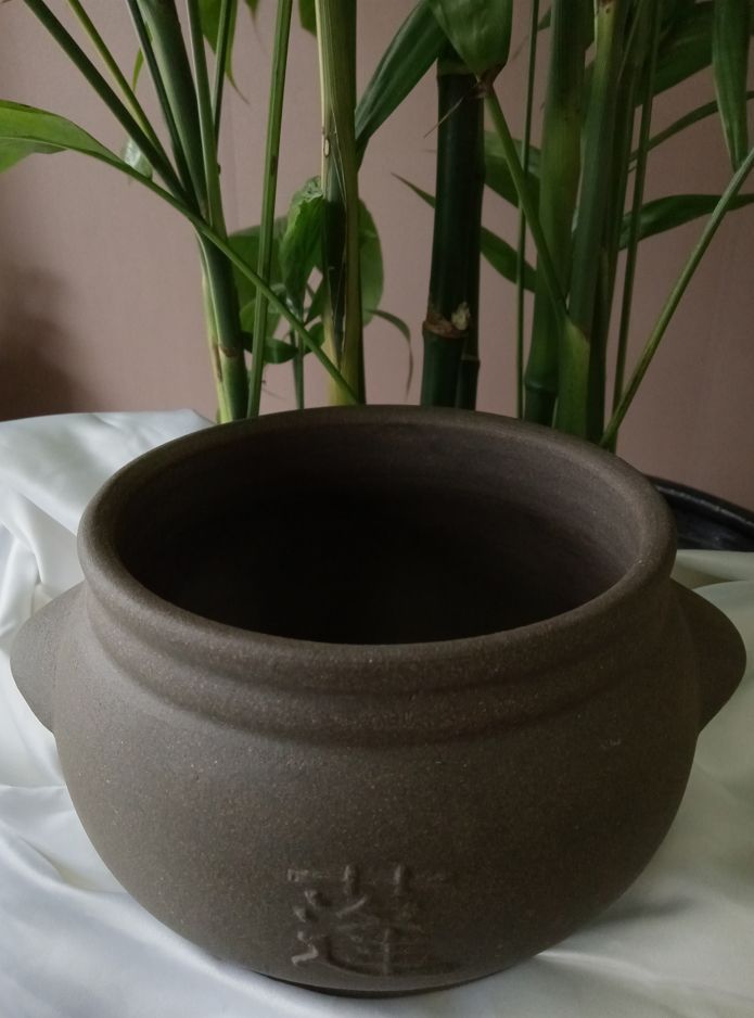黄土よもぎ蒸し黄土壺と四角コンロ付きセット