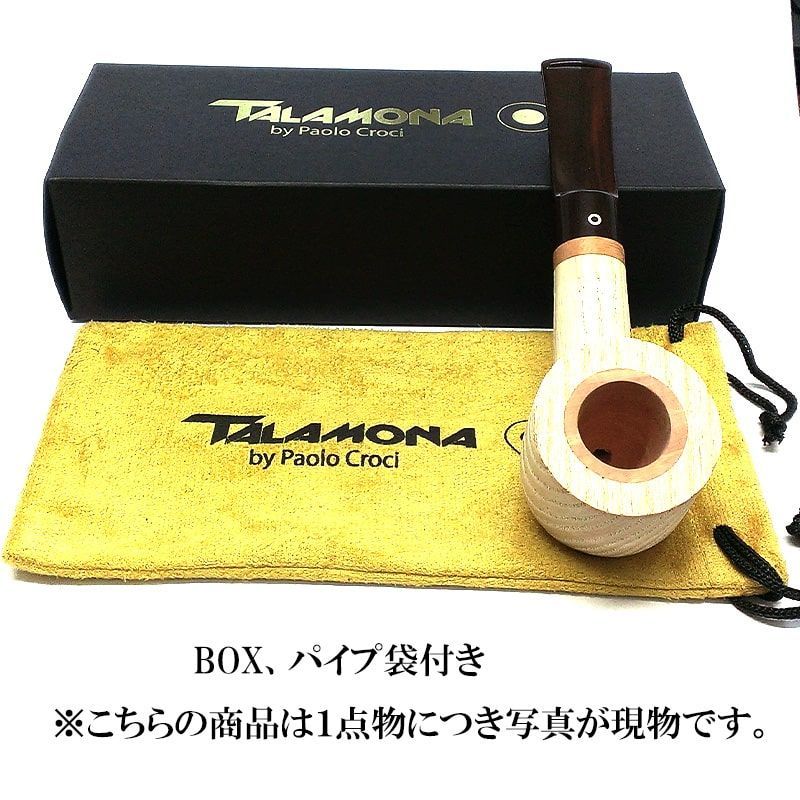 パイプ 本体 TALAMONA 一点物 ブライヤーインレイ アッシュ パイプ 本体 TALAMONA 一点物 ブライヤーインレイ アッシュ
