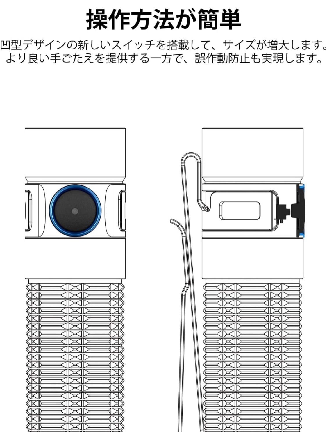 OLIGHT(オーライト)Baton 3 Pro Max 懐中電灯 ledフラッシュライト