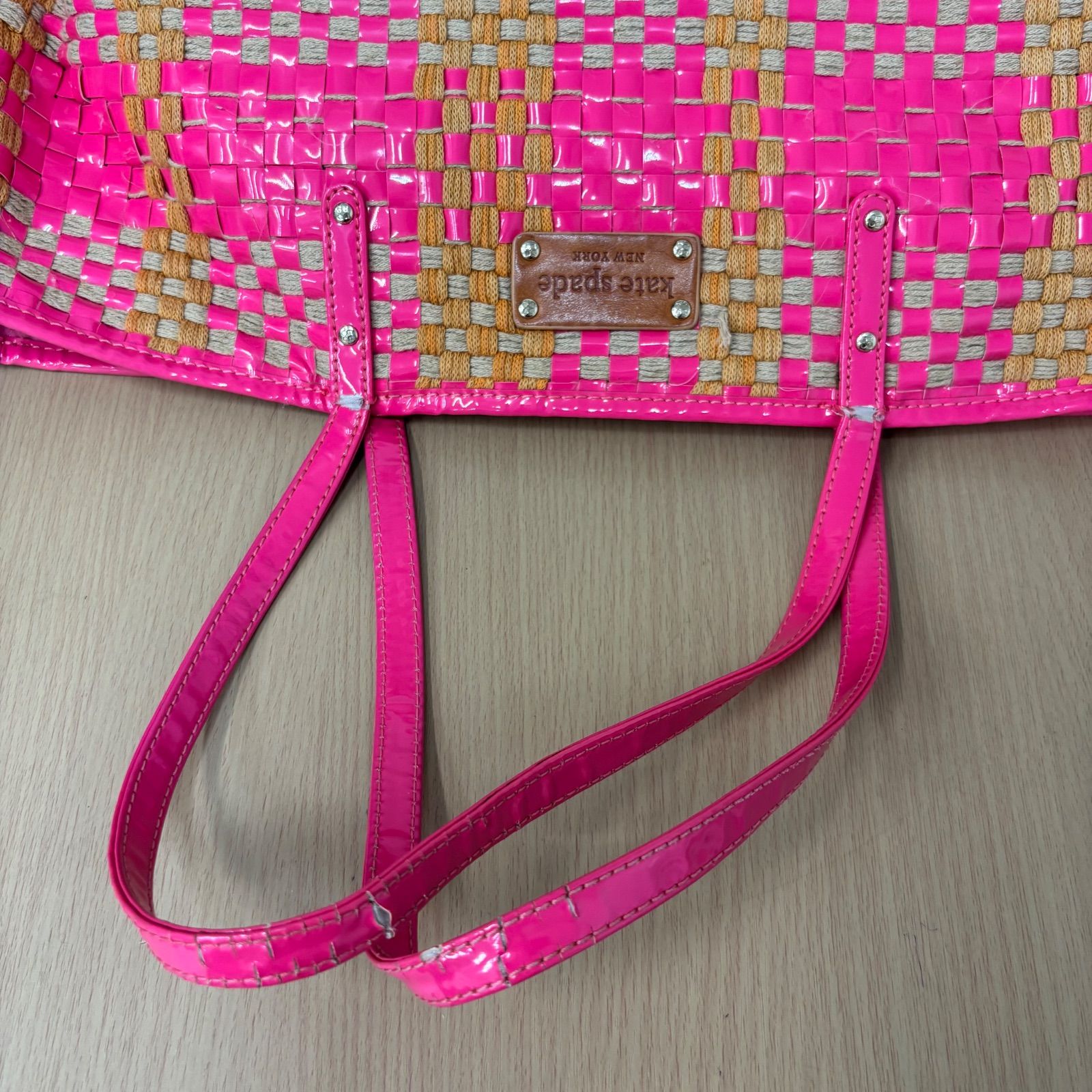 s）Kate spade ケイトスペード トートバッグ ショルダー バッグ ピンク 