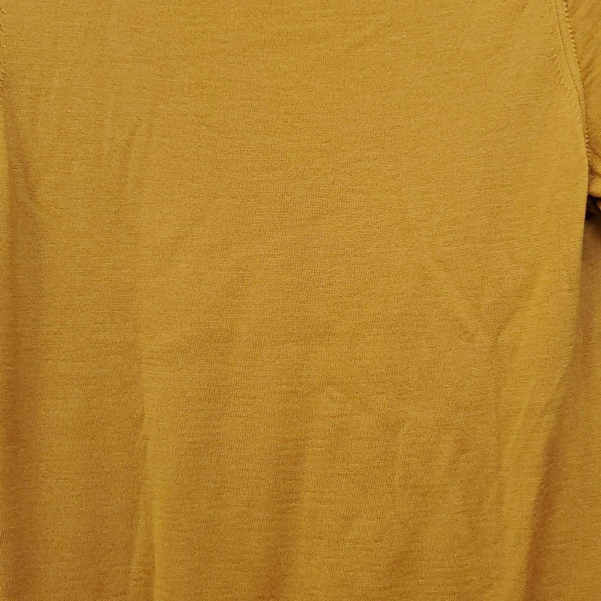 JOHN SMEDLEY - JOHN SMEDLEY(ジョンスメドレー) 半袖セーター サイズM レディース美品  - ダークイエロー クルーネック JOHN SMEDLEY(ジョンスメドレー) 半袖セーター サイズM