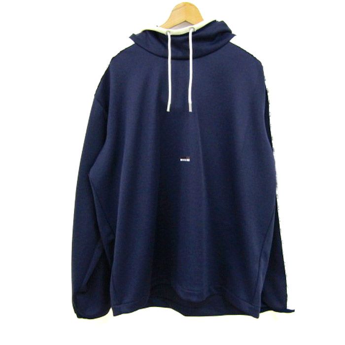 エムエスジーエム パーカー 長袖 トップス メンズ 48サイズ ネイビー MSGM