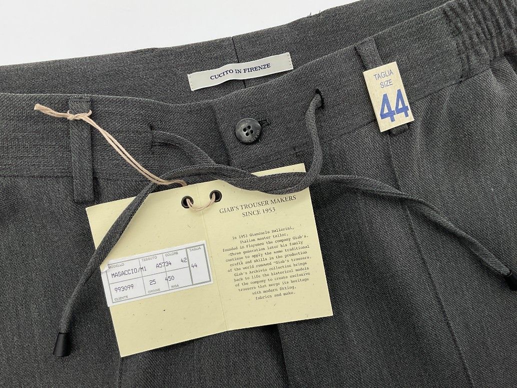 未使用 giab's ARCHIVIO ジャブスアルキビオ 44 グレー マサッチョ