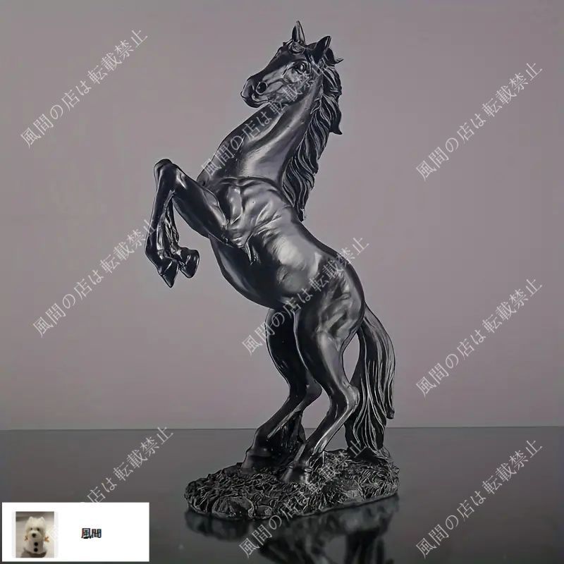 新品・未使用】彫刻 ホースオブジェ 馬 ポニー インテリア 置物