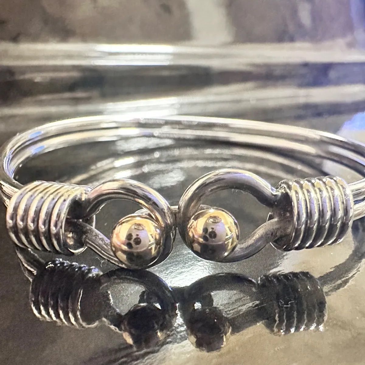 バングル TIFFANY&Co. ティファニー ダブルフック&アイ 14K刻印 2101217620031-1.jpg