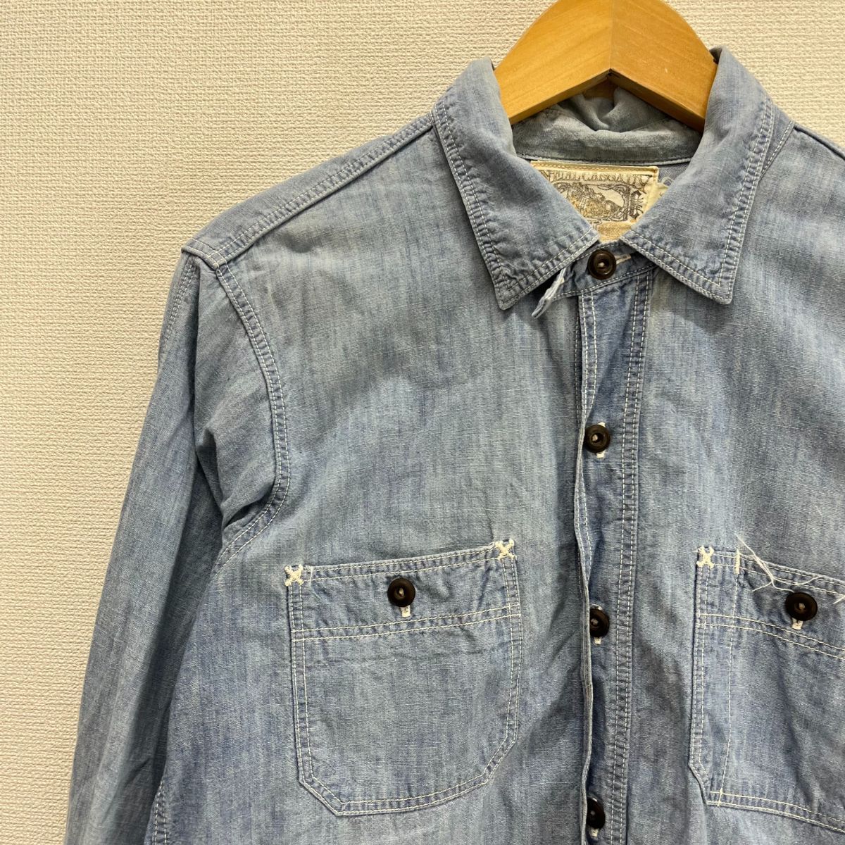 FREEWHEELERS フリーホイーラーズ 長袖 シャンブレーシャツ 15