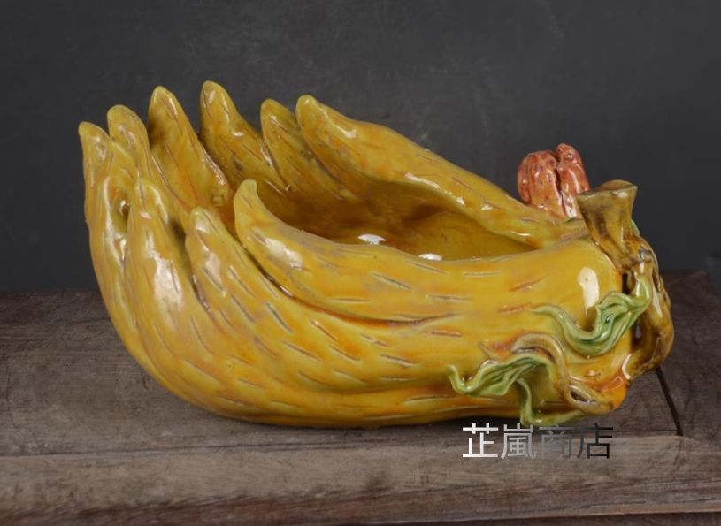 景徳鎮 陶磁器 仏の手 ペン洗い 書道具 文房具 工芸品 美術品 置物