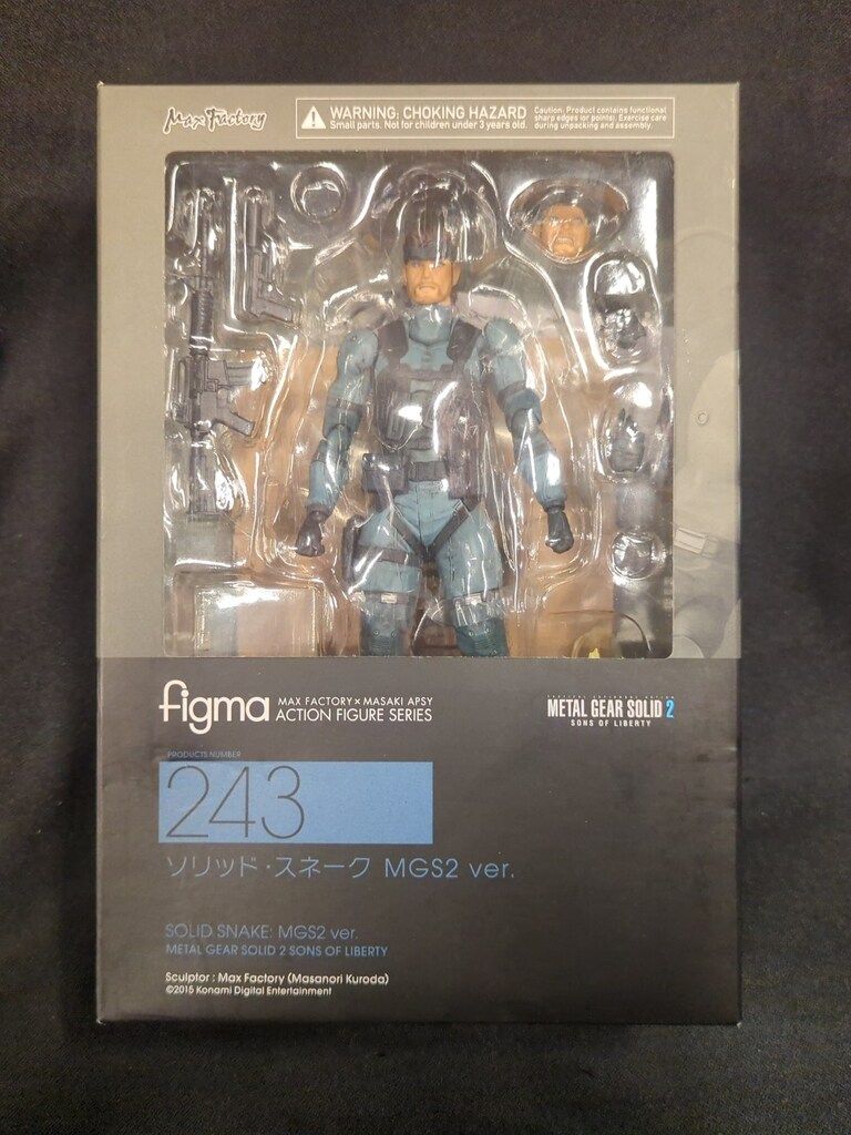 MAXFACTORY figma L GEAR SOLID2:SONS OF LIBERTY ソリッド・スネーク MGS2 ver 243