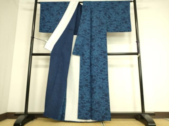 平和屋着物▽小紋　単衣　絣文　綿　DAAS0936az 平和屋着物▽小紋 単衣 絣文 綿 DAAS0936azの通販 by 平和屋｜ラクマ