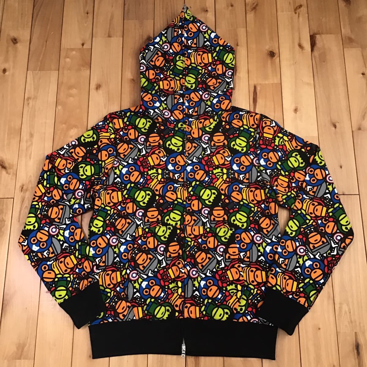 BAPE marvel MILO パーカー ベイプ マイロ ape マーベル - Kametuku