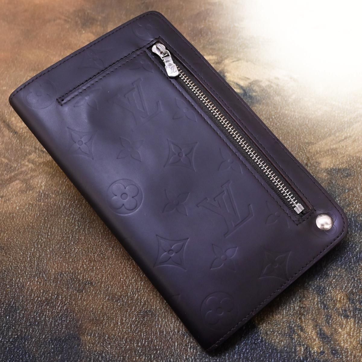 本物 美品 ルイヴィトン 極希少 三層スライド方式 モノグラムレザー  