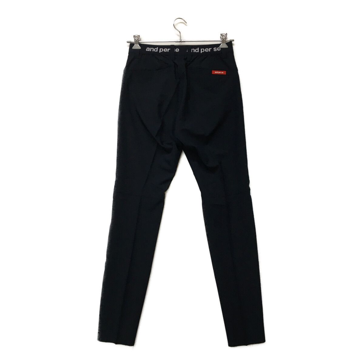 新品未使用！アンパスィ　メンズパンツ L ネイビー 未使用品 メンズ アンパスィ and per se オンライン パンツ M 紺