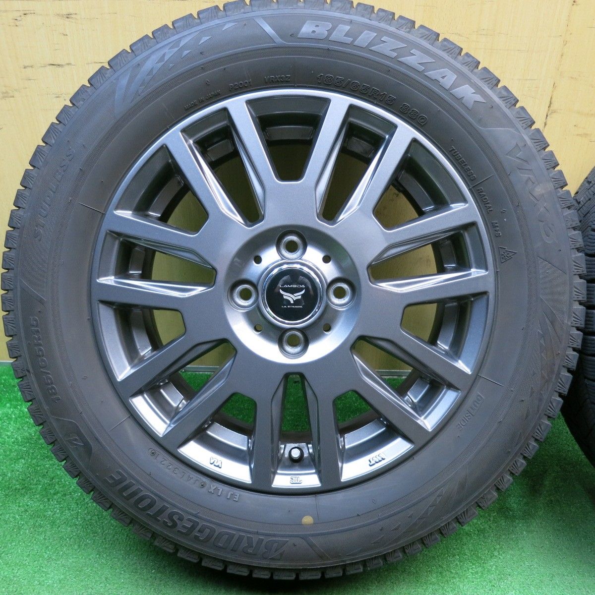 バリ溝！21年！キレイ！9分☆スタッドレス 185/65R15 ブリヂストン 
