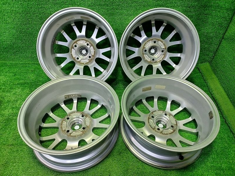 ブリヂストン トップラン ﾔﾘｽ ホイール アルミ シルバー 15インチ 5.5J 4穴 4本 100 42 FFCRYSTALESIA_COM