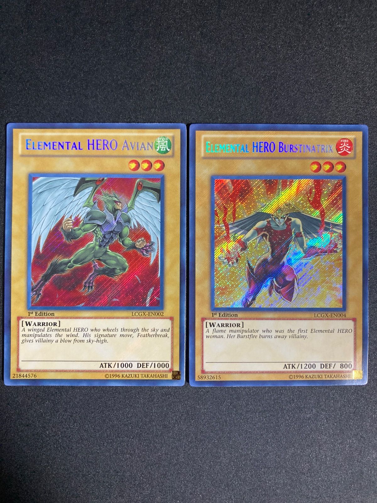 E・HERO フェザーマン シークレットレア シク 1st E・HERO バースト