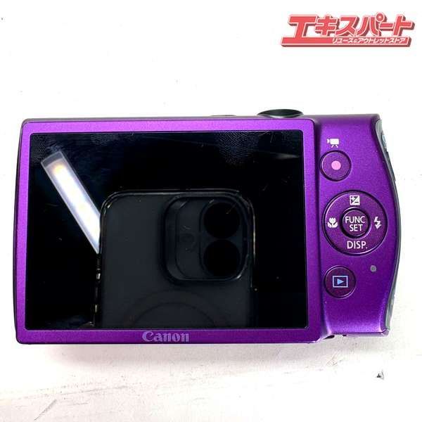 【動作確認済み】Canon IXY 600Fパープル本体＋バッテリー＋充電器 動作確認済み】Canon IXY 600F パープル本体＋バッテリー＋充電器