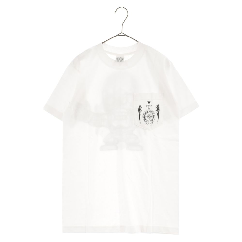CHROME HEARTS クロムハーツ JOE FOTI フォティ バックプリント 半袖Tシャツ カットソー ホワイト