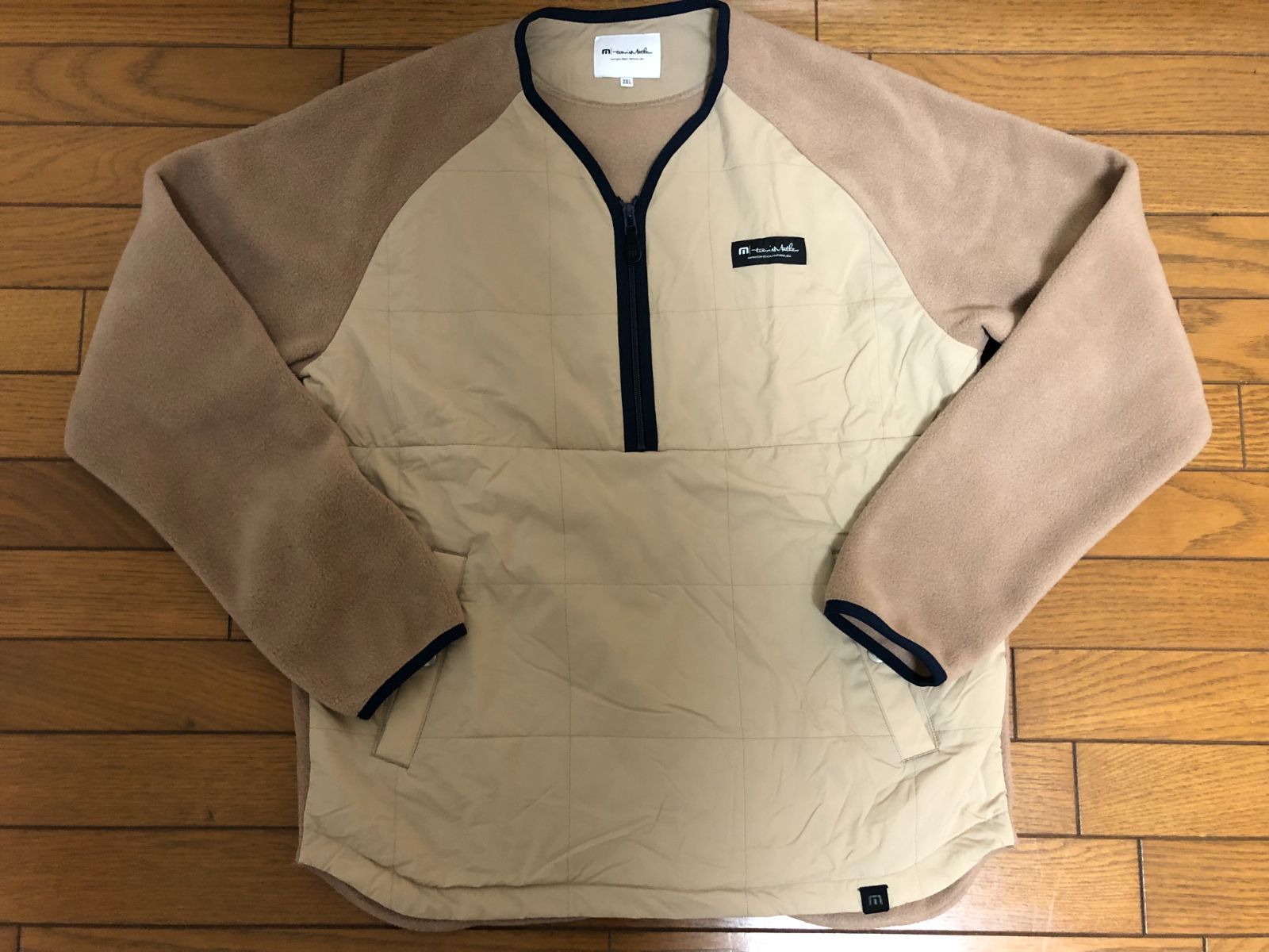 TravisMathew トラヴィスマシュー 1/4ジップハイブリッドフリース