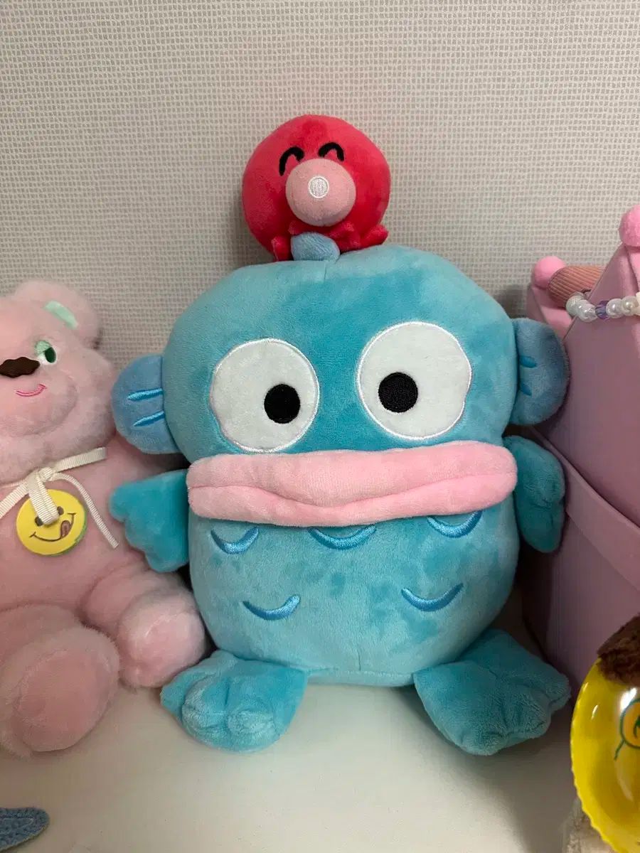 ハンギョドン　水色の魚と赤いタコのぬいぐるみセット 新品】☆海外限定 サンリオ ハンギョドン タコ ぬいぐるみ