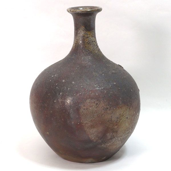 品質保証 ！ 丹波立杭焼 市野信水 花器 丹波立杭焼|信水造 花入 花入 花器 丹波立杭焼 ギフト