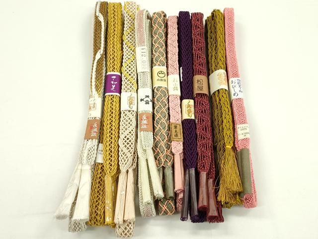 平和屋本店 夏物 和装小物 帯締め10本セット CXAA0391s5