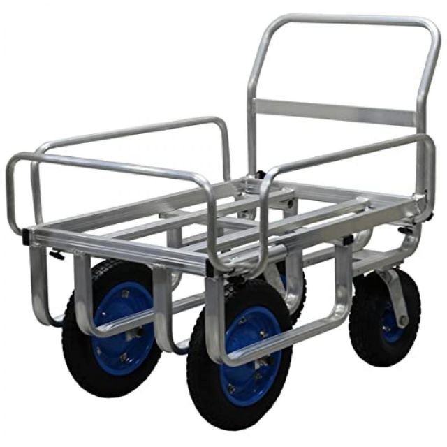 アルミス ALUMIS 大型アルミ四輪キャリー ハウスカー AKZ-D4NP コンテナ2個積み ノーパンクタイヤ