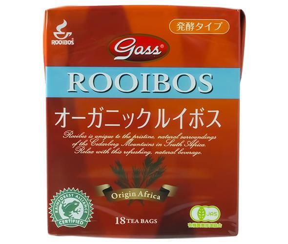 ガスコ Gass ガス オーガニックルイボスティー ティーバッグ 1.8g×18袋×24個入｜ 嗜好品 茶飲料 ルイボスティー ティーバッグ 有機 JAS
