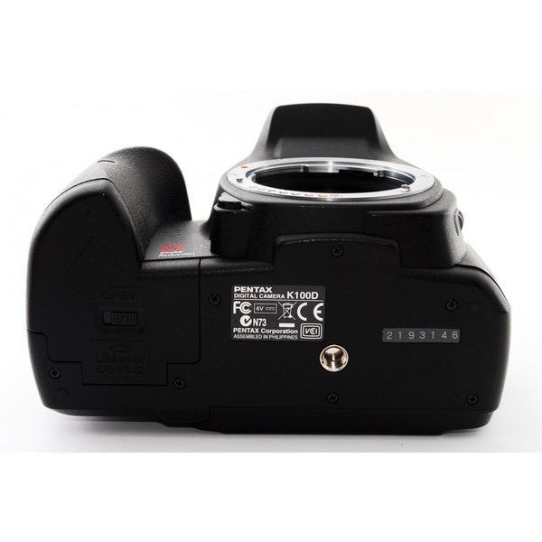 Pentax K100D レンズキット ブラック★極上美品★手ぶれに強い！8GB新品SDカード付き！ ペンタックス PENTAX K100D レンズキット ブラック 美品 手ぶれ