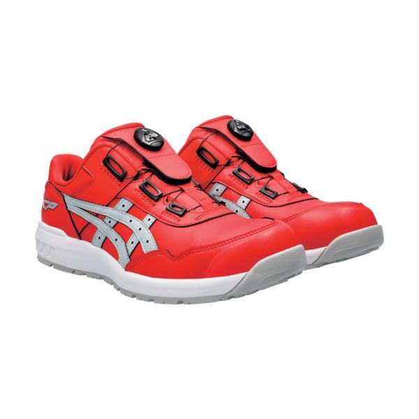 【新品・7営業日以内発送】ＡＳＩＣＳ 1273A029.600-25.0 ウィンジョブ CP306 BOA クラシックレッド／ピエドモントグレー 25．0cm 1273A029.60025.0【沖縄離島販売】