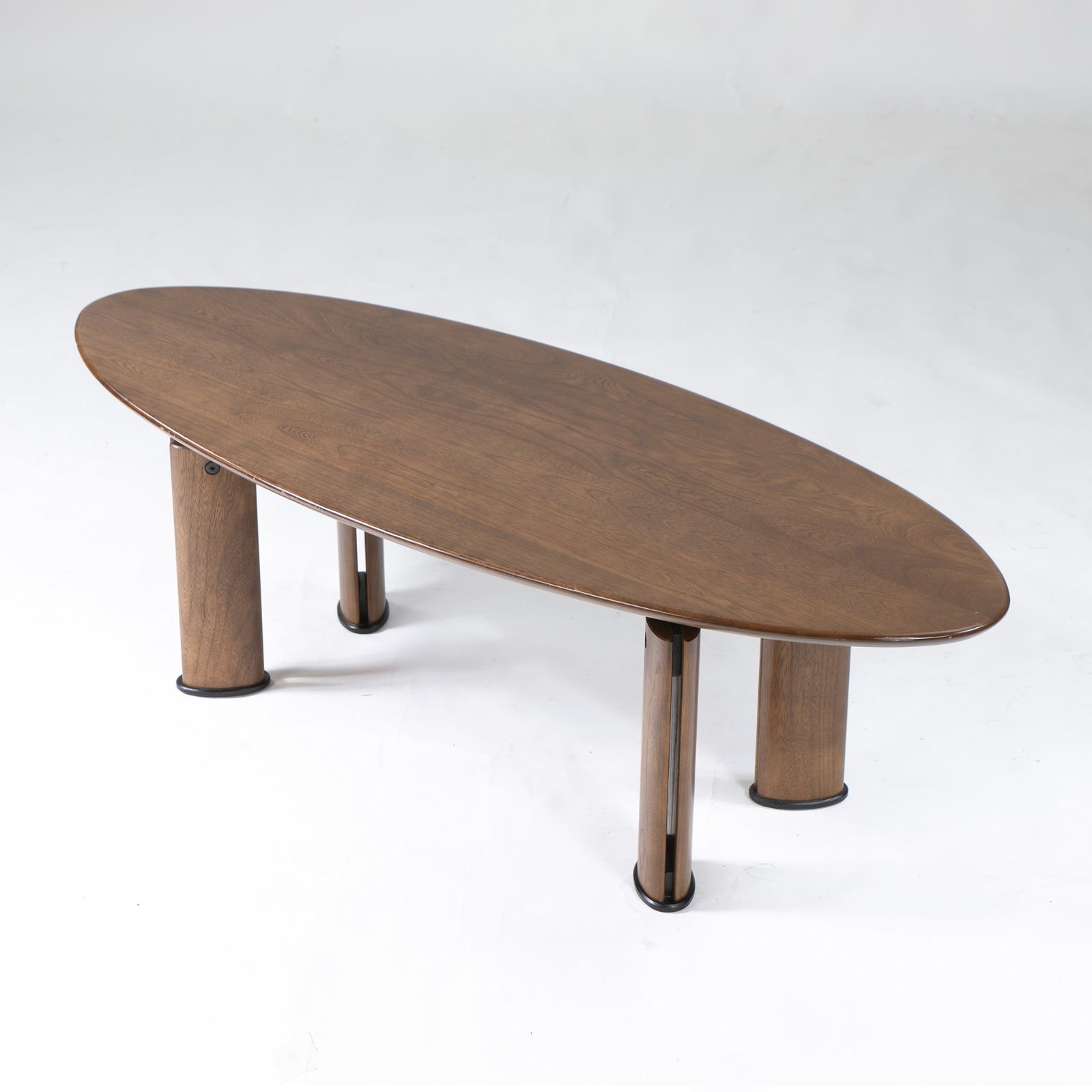 Karimoku カリモク家具ローテーブル オーバル型