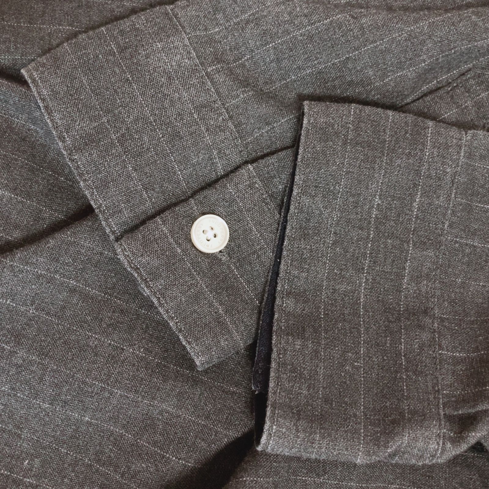 z1407 【美品】FRED PERRY フレッドペリー ストライプシャツ