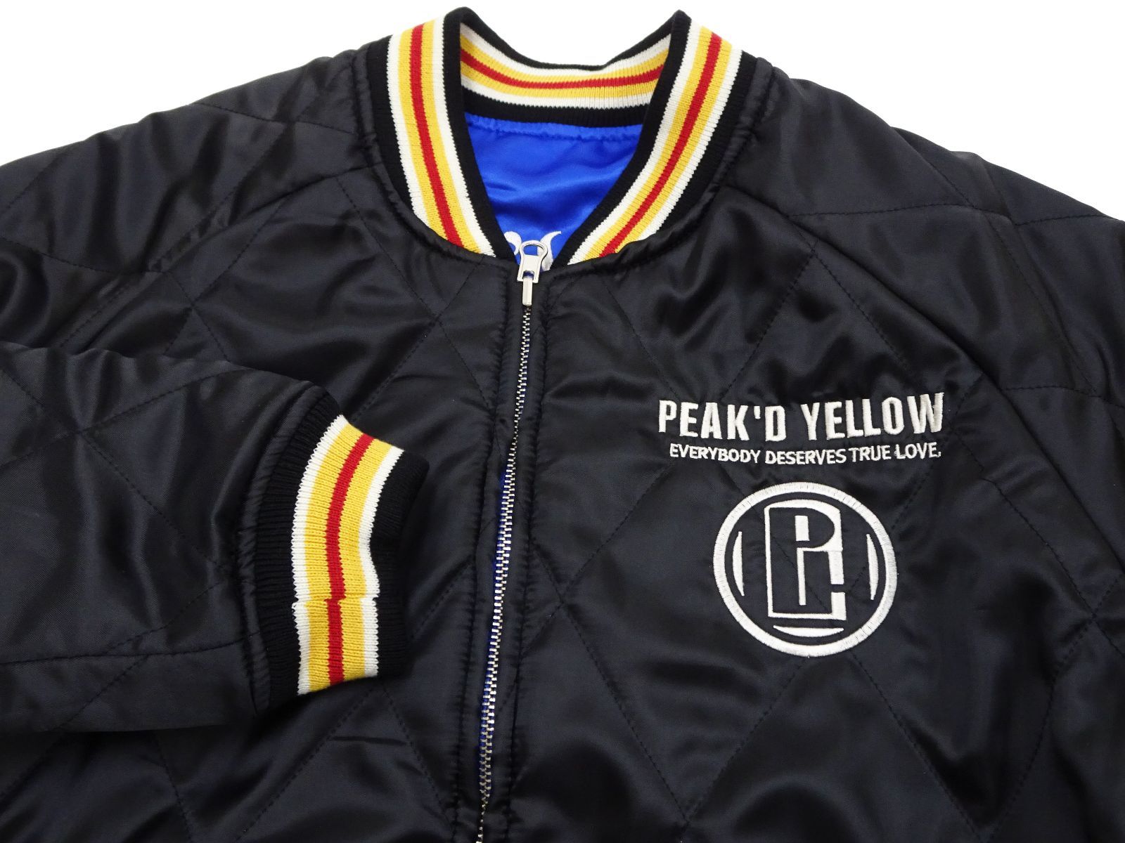 ピークドイエロー スカジャン Peakd Yellow リバーシブル スーベニア