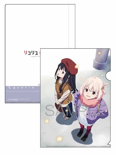 特典 2点 リコリコ クリアファイル メロンブックス リコリス・リコイル 限定 メロンブックス限定特典】リコリス・リコイル 7巻 描き下ろしクリア