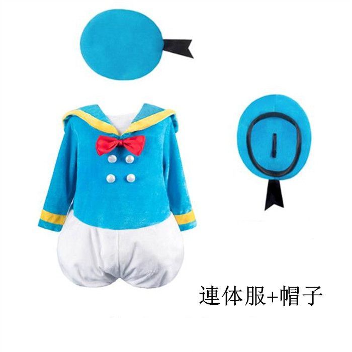 ドナルド コスチューム コスプレ 夏用 ハンドメイド 100サイズ