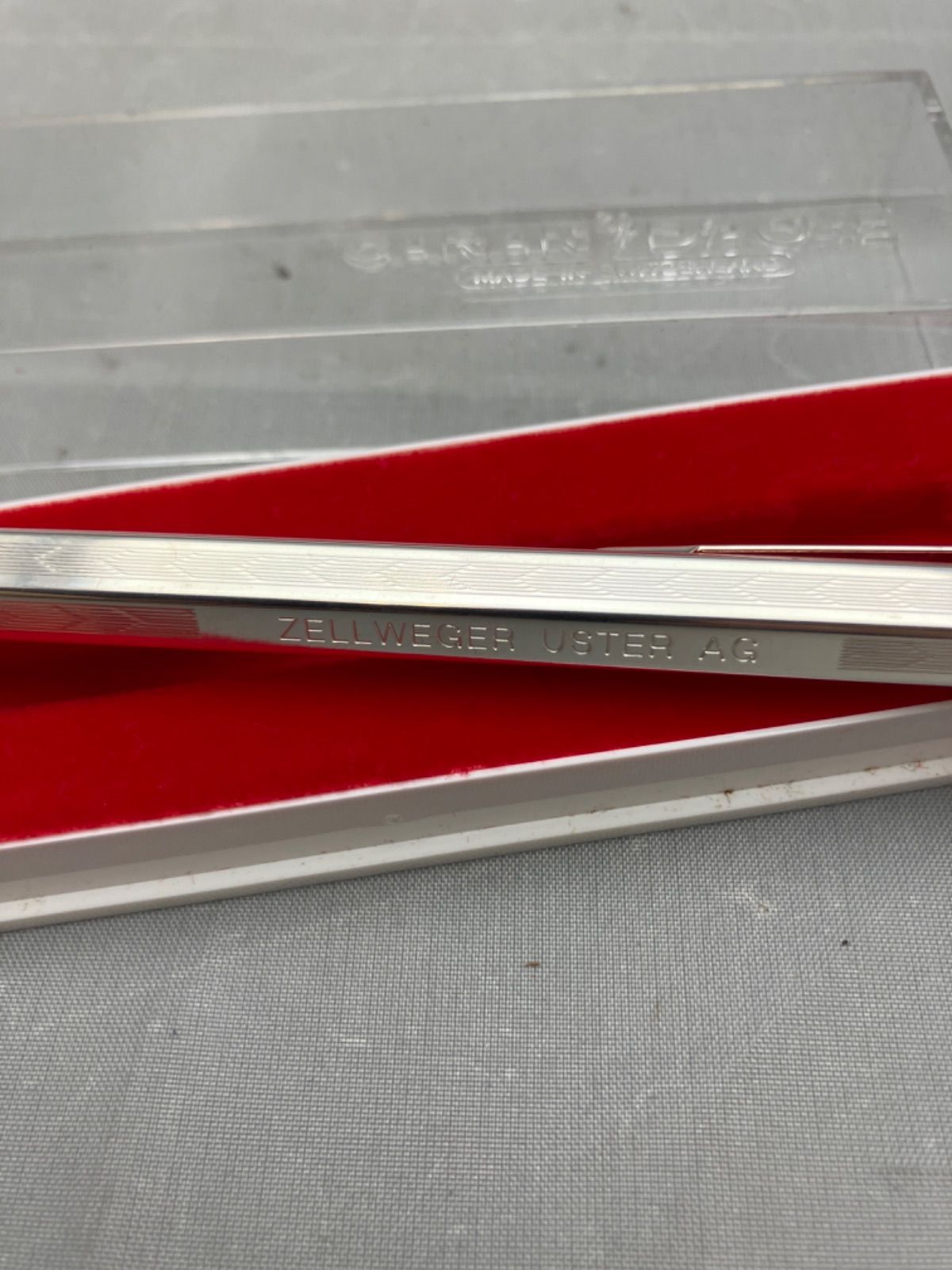 Caran d Ache カランダッシュ ボールペン シルバー ケース付き