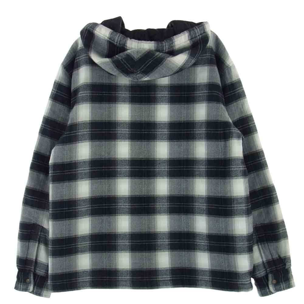 ジャケット・アウター supreme 19AW quilted hooded plaid shirt Supreme Quilted Hooded Plaid Shirt (FW19) - $138