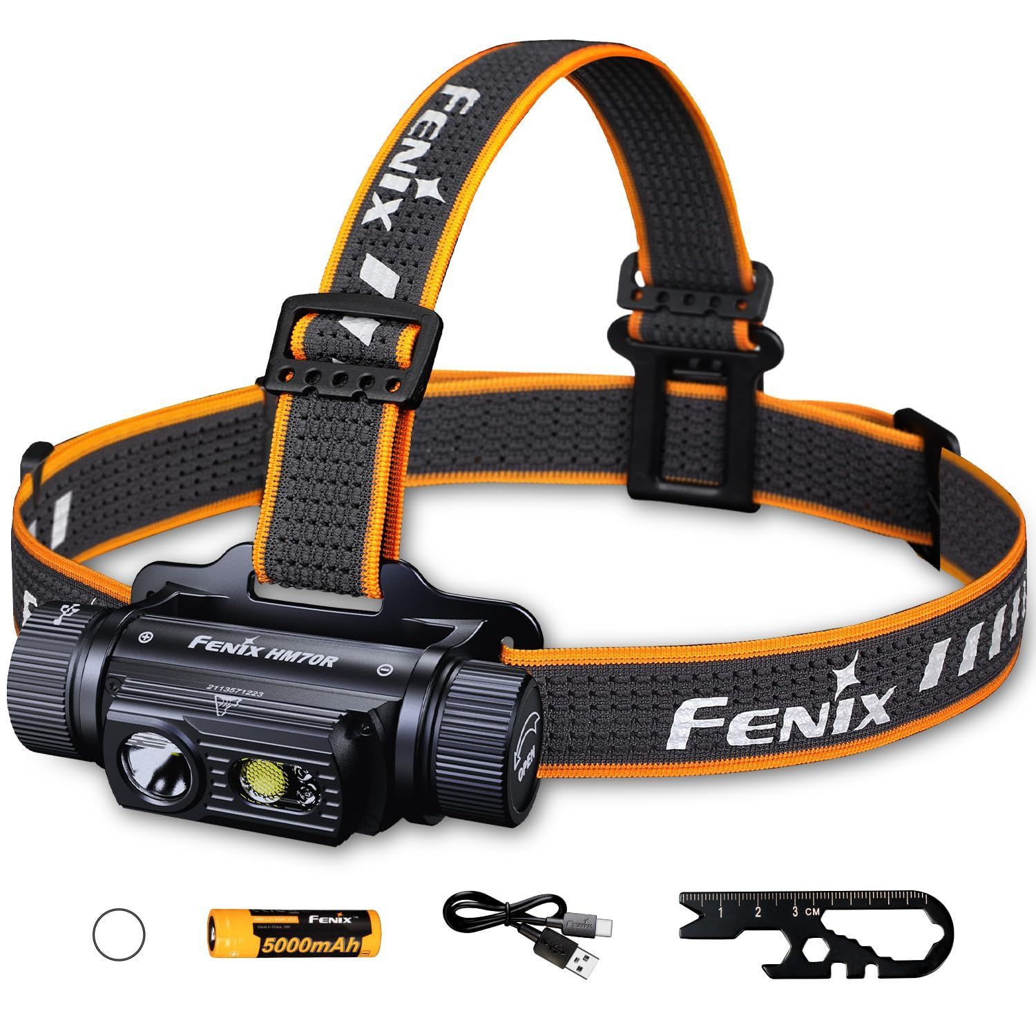 新着商品 1600ルーメンの高輝度 5000mAh大容量電池 USB-C充電式 IP68防水防塵 ヘッドライト 耐衝撃 180°調整 186メートル照射 3つ光源 ランニングライト LED アウトドア用ヘッドライト 軽量 防災 散歩 登山 アウトドア H