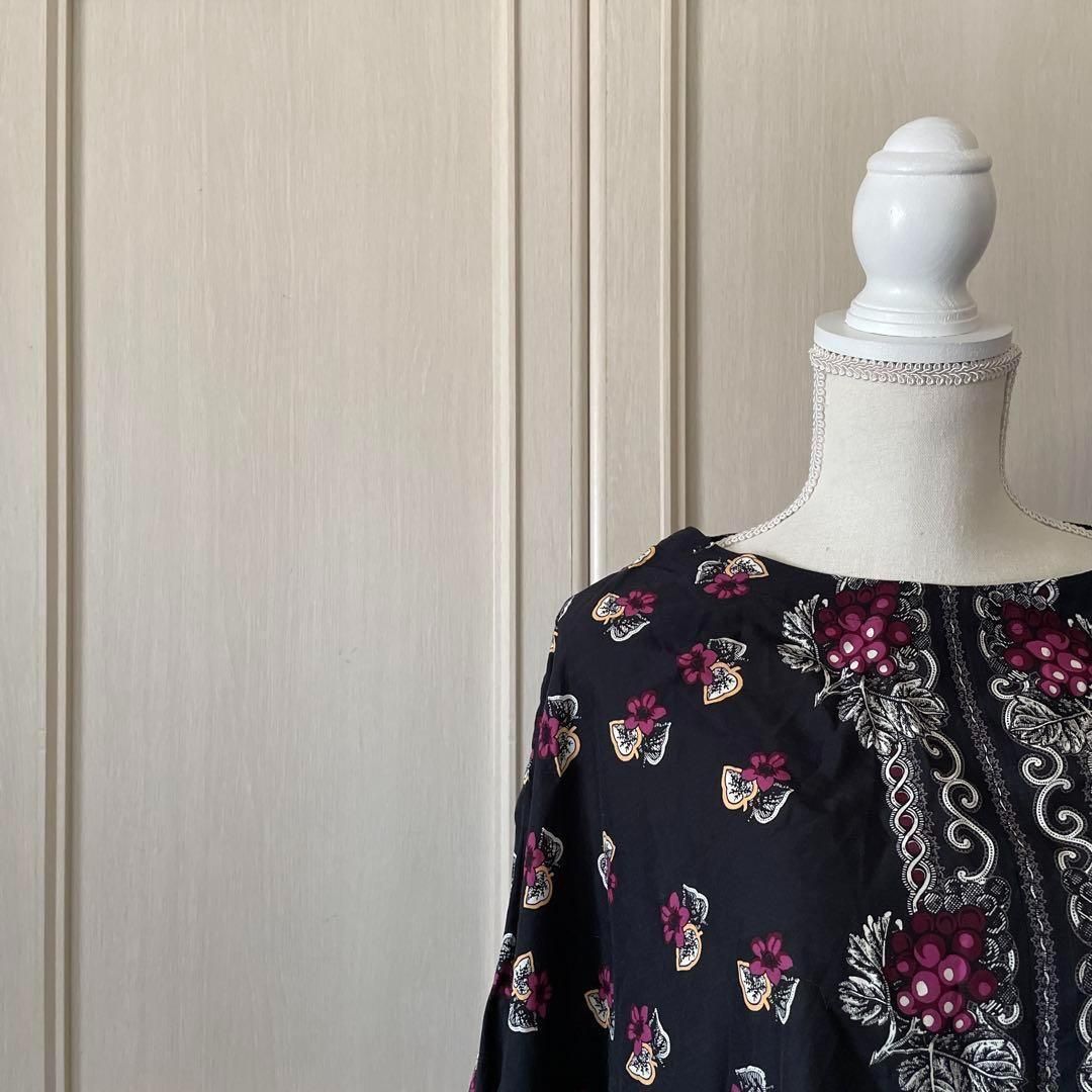 Y's ワイズ ヨウジヤマモト yohjiyamamoto 半袖 ワイドシルエット 花柄