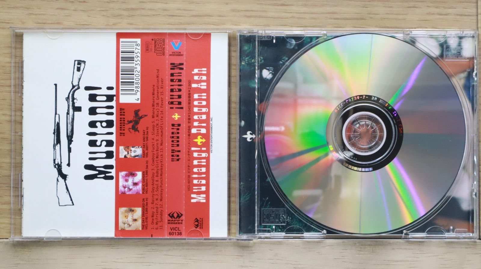中古CD☆ドラゴンアッシュ/Dragon Ash□ Mustang! 【VICL60138/+++++++