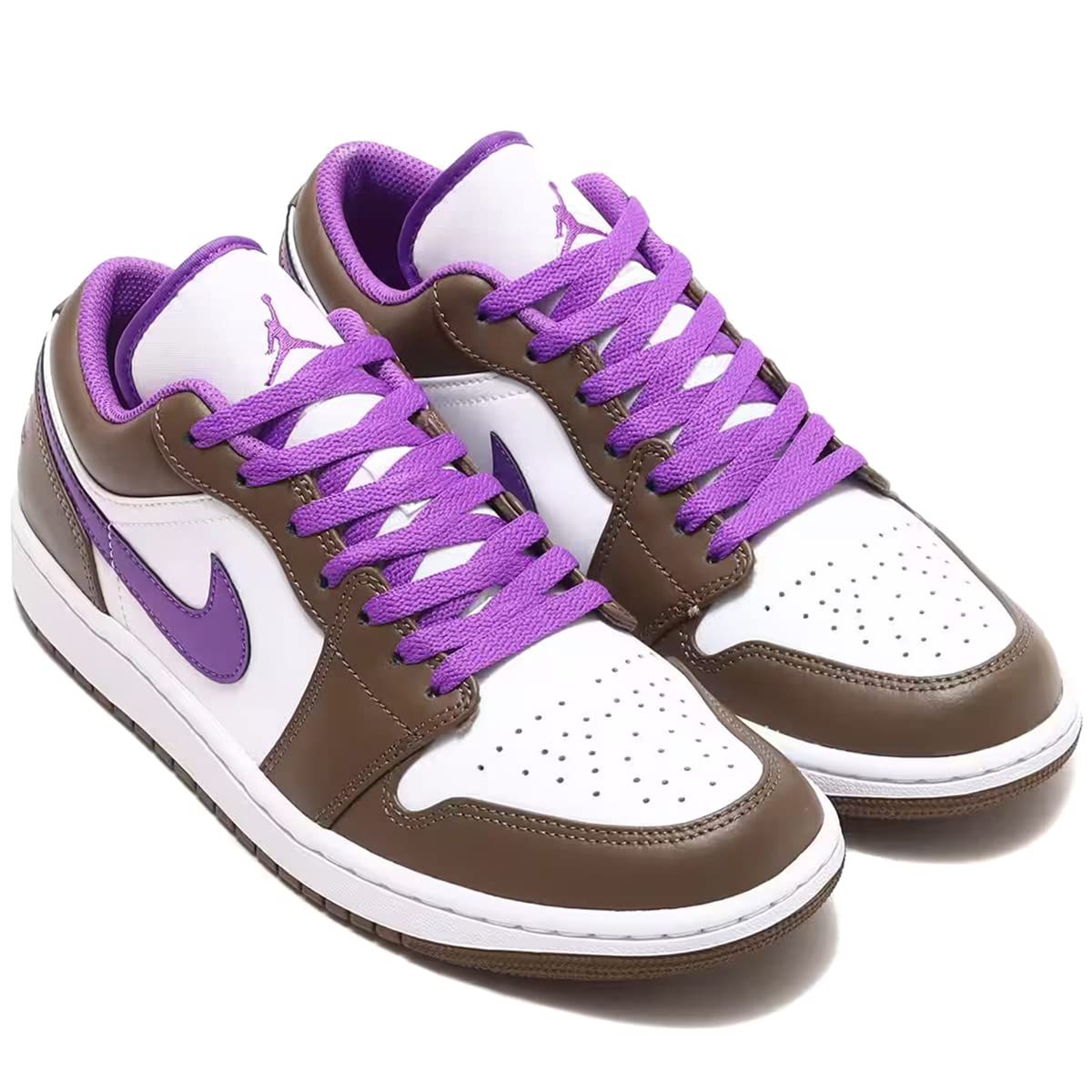 [ナイキ] エア ジョーダン 1 LOW [AIR JORDAN 1 LOW] パロミノ/ホワイト/ワイルドベリー 553558-215 日本国内正規品 26.0cm [パロミノ/ホワイト/ワイルドベリー] [26.0 cm]