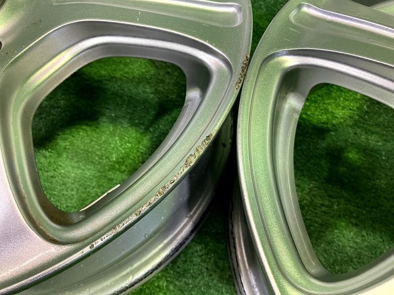 社外 FEID 軽自動車 ホイール アルミ シルバー 14インチ 4.5J 4穴 4本 100 46