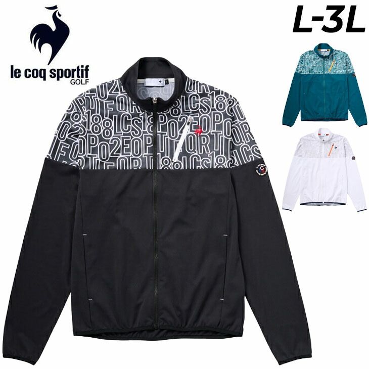 ルコックGOLF QGMXJK00 2WAYブルゾンMサイズ ゴルフウェア秋冬モデル