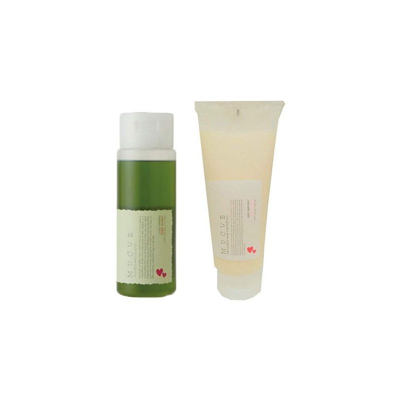 【セット】 MUCUE ムクエ スキャルプシャンプー ピュアスウィート 210ml ＆ ヘアトリートメント 210ml