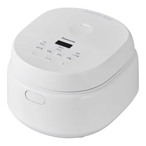 電子ジャー炊飯器 5.5合 マイコンジャー 黒角厚釜 ホワイト パナソニック SR-A110D-W