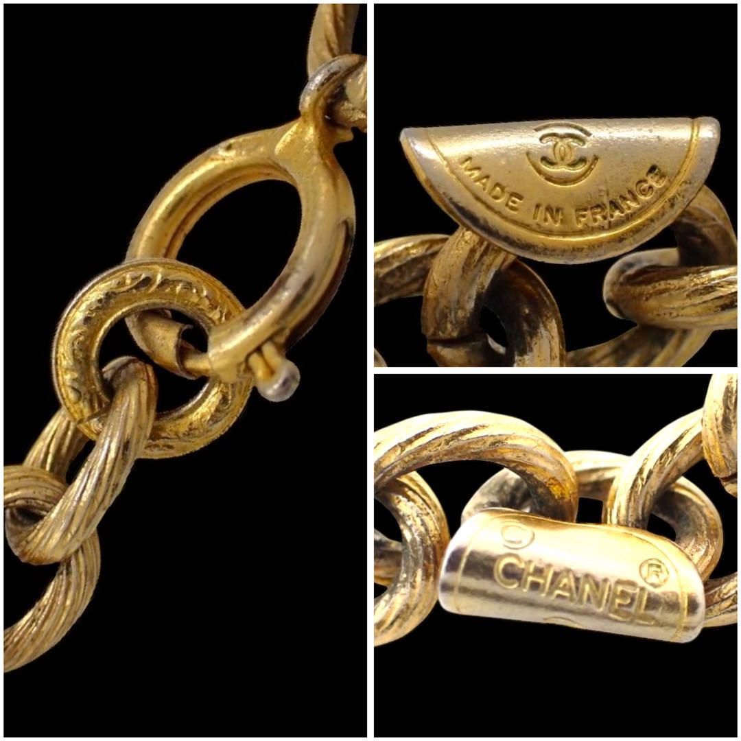 シャネル サークル ココマーク ネックレス ヴィンテージ ゴールド 3759 シャネル サークル ココマーク ネックレス ヴィンテージ ゴールド 3759