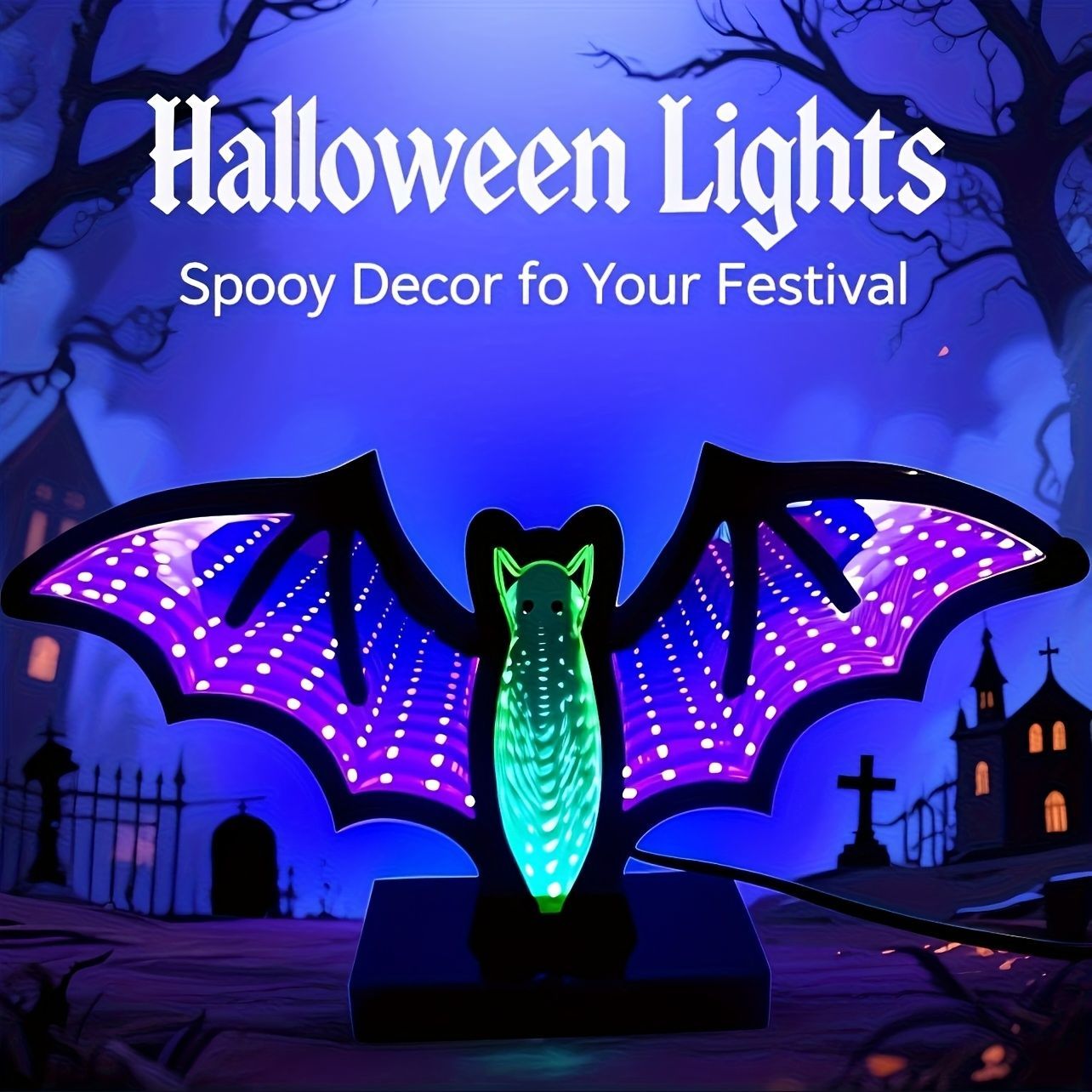 ハロウィン装飾 ナイトライト ベッドサイドランプ 卓上ライト オブジェ コウモリ 間接照明 インテリア 寝室 授乳ライト テーブルライト テーブルランプ オシャレ ギフト プレゼント 誕生日 